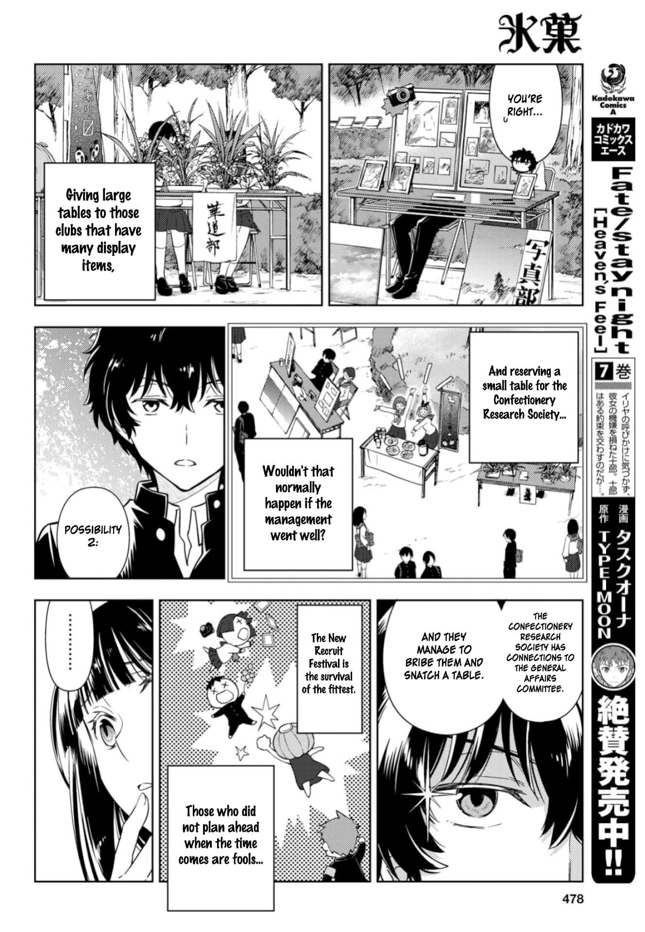 Hyouka Chapter 78 page 8 - Chapter 78: Club Applications Right Over Here! ➂
