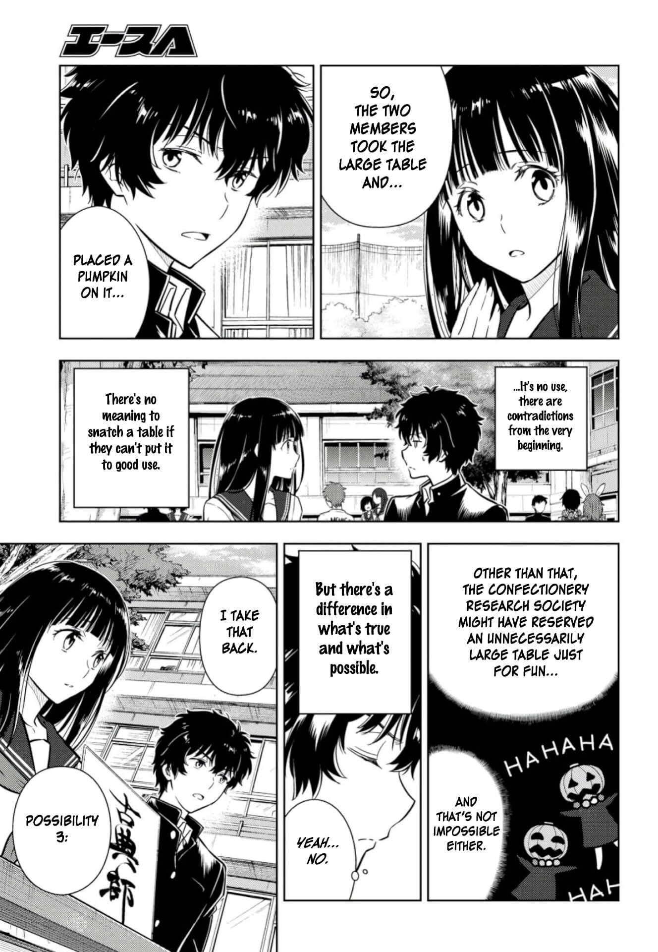 Hyouka Chapter 78 page 9 - Chapter 78: Club Applications Right Over Here! ➂