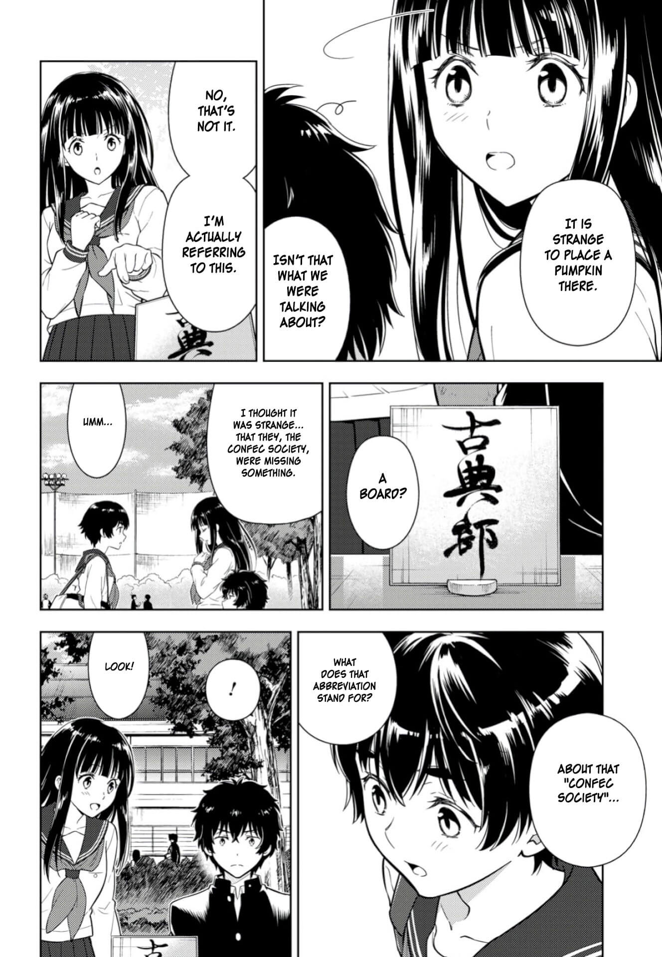 Hyouka Chapter 79 page 14 - Chapter 79: Club Applications Right Over Here! ④