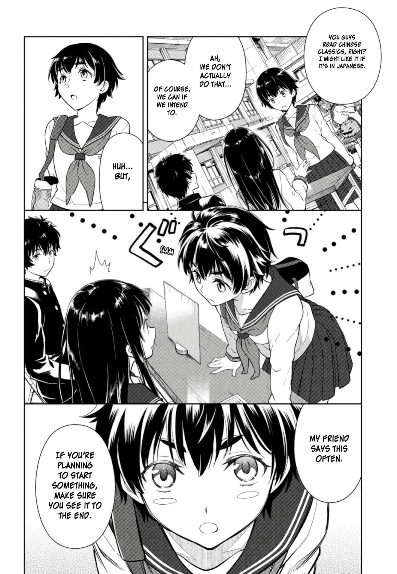 Hyouka Chapter 79 page 4 - Chapter 79: Club Applications Right Over Here! ④