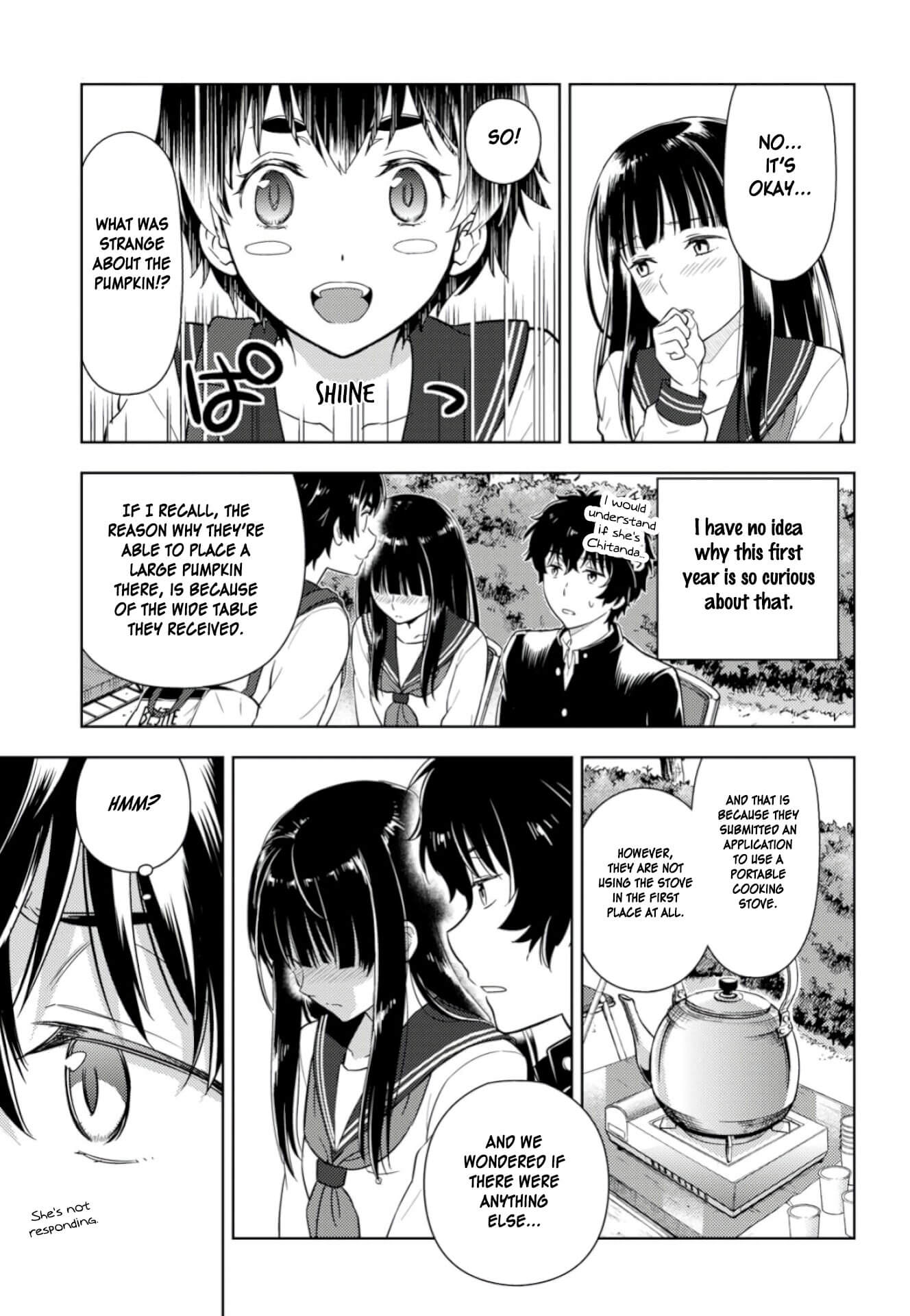 Hyouka Chapter 79 page 7 - Chapter 79: Club Applications Right Over Here! ④