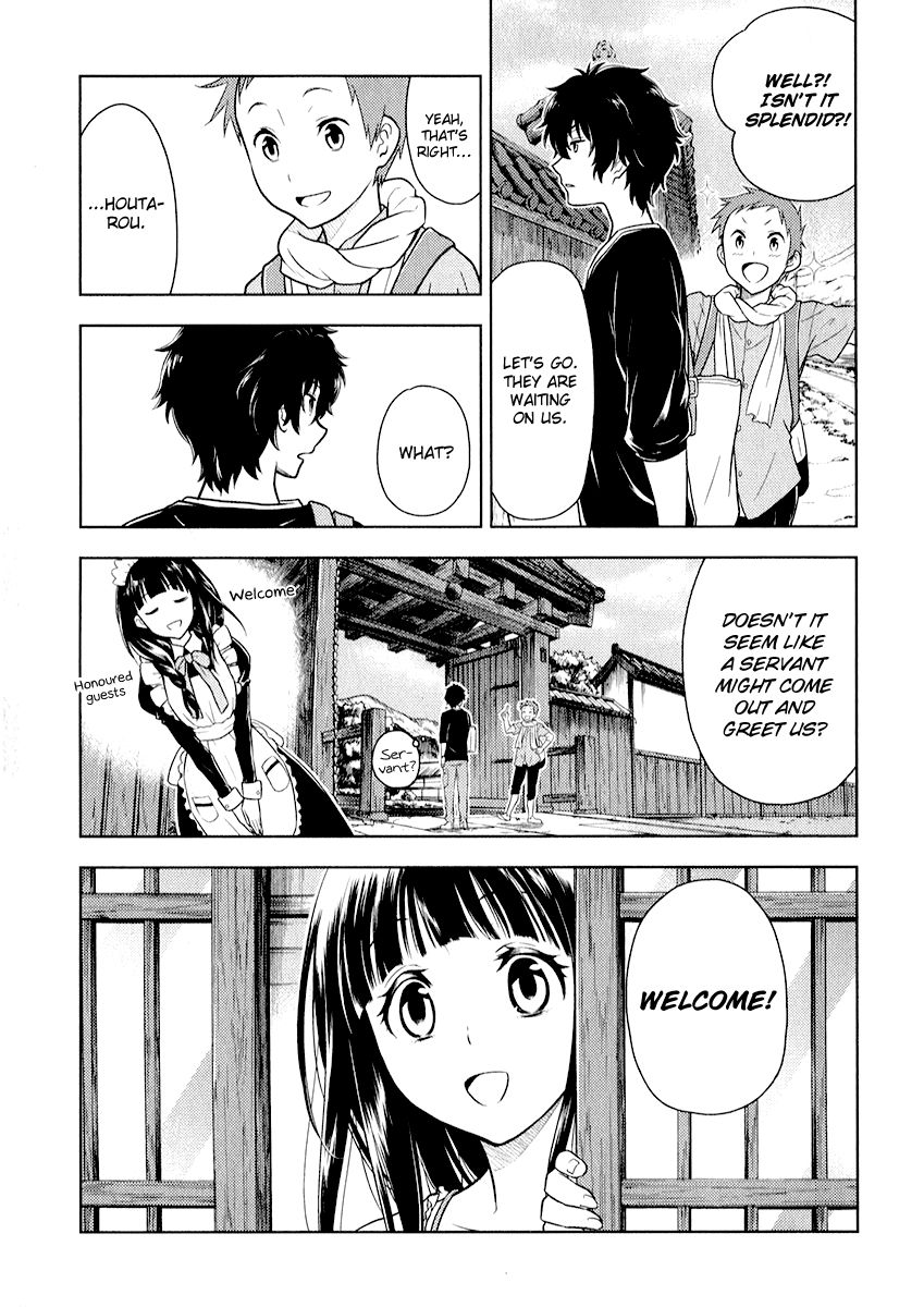 Hyouka Chapter 8 page 16 - Chapter 8 : The Old Days of the Glorious Classic Literature Club