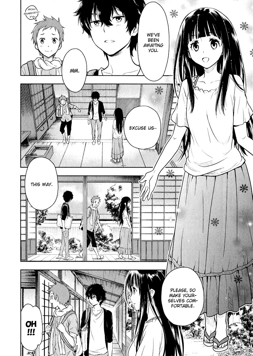 Hyouka Chapter 8 page 17 - Chapter 8 : The Old Days of the Glorious Classic Literature Club