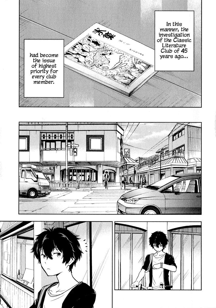 Hyouka Chapter 8 page 8 - Chapter 8 : The Old Days of the Glorious Classic Literature Club
