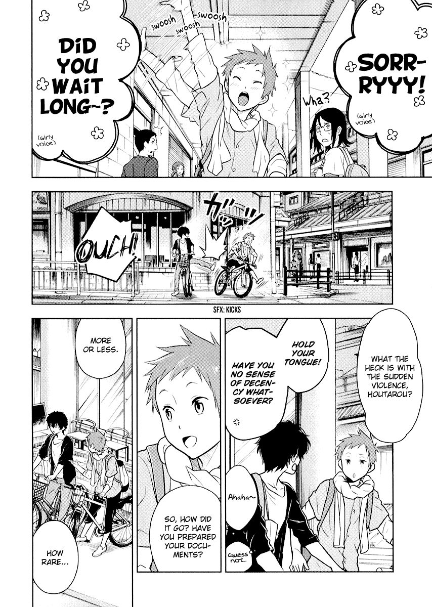Hyouka Chapter 8 page 9 - Chapter 8 : The Old Days of the Glorious Classic Literature Club