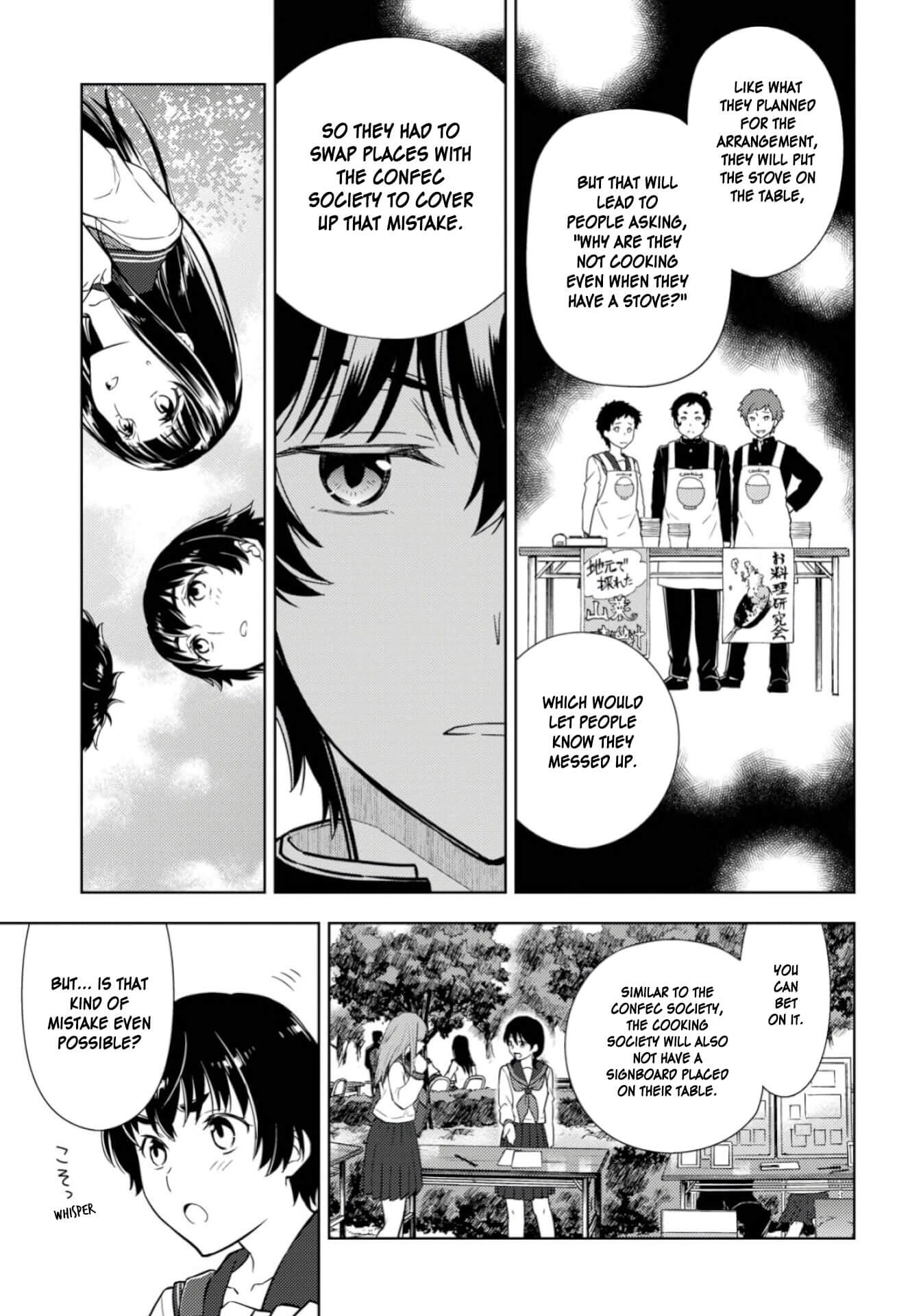 Hyouka Chapter 80 page 10 - Chapter 80: Club Applications Right Over Here! ➄