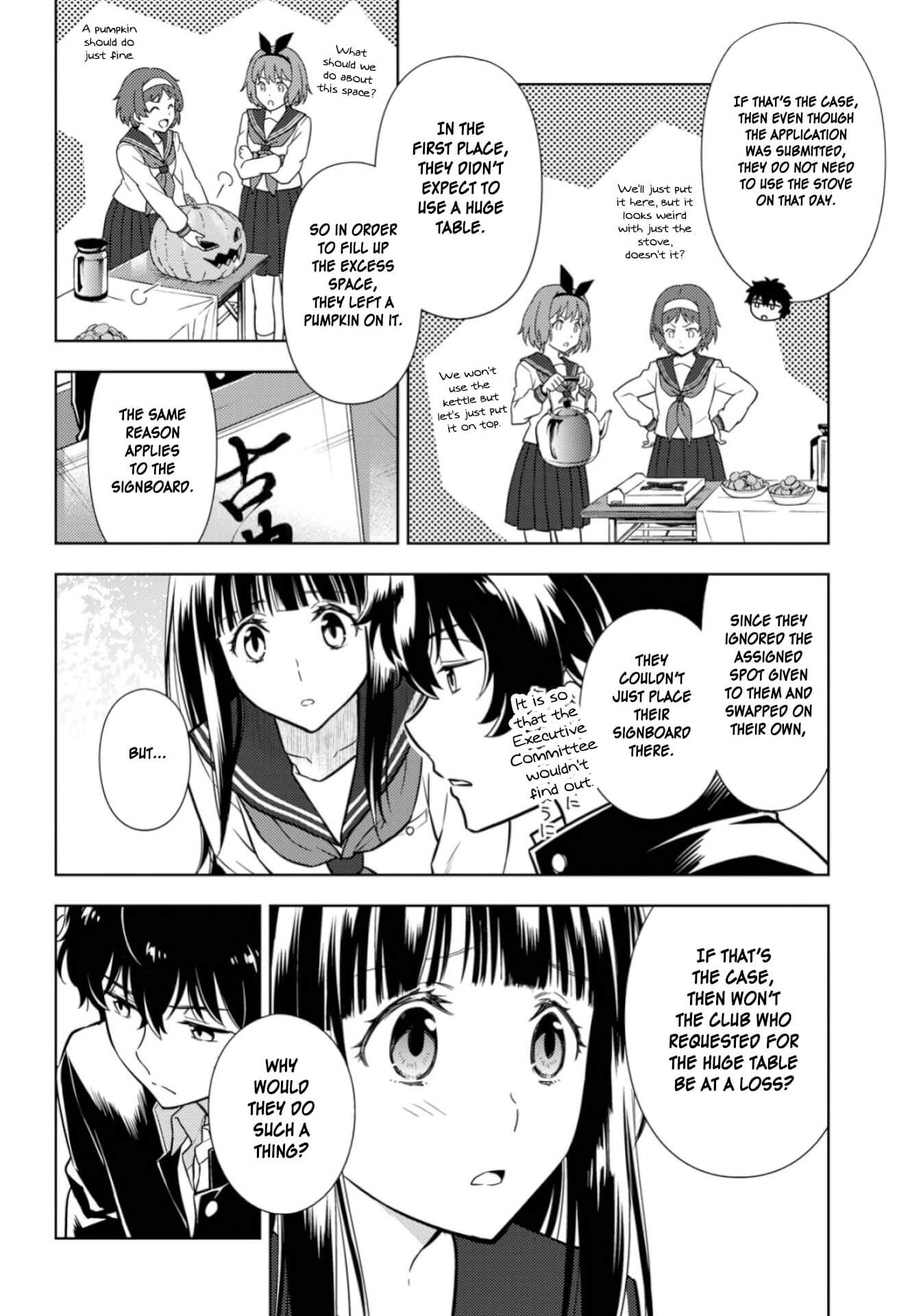 Hyouka Chapter 80 page 5 - Chapter 80: Club Applications Right Over Here! ➄