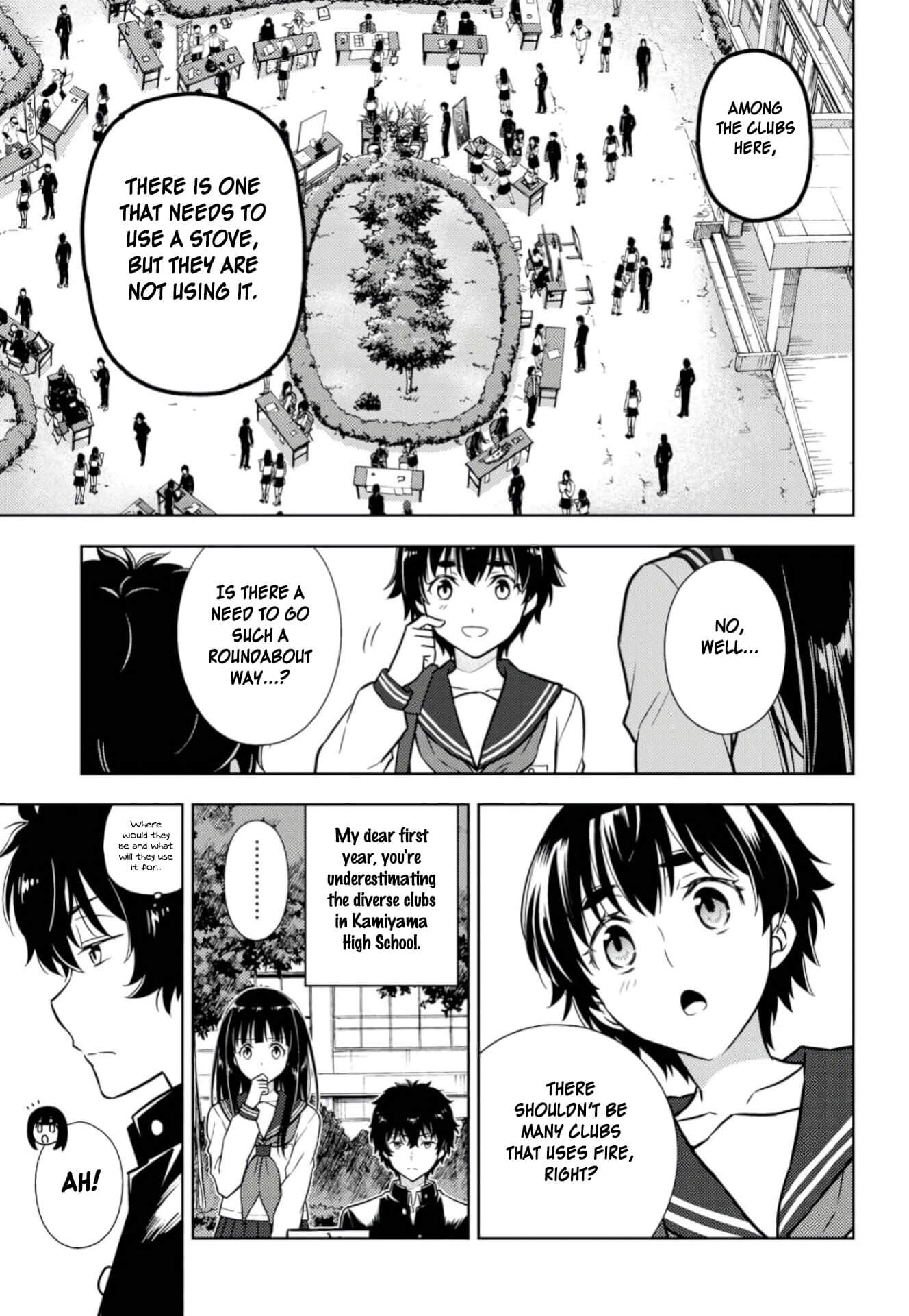 Hyouka Chapter 80 page 6 - Chapter 80: Club Applications Right Over Here! ➄