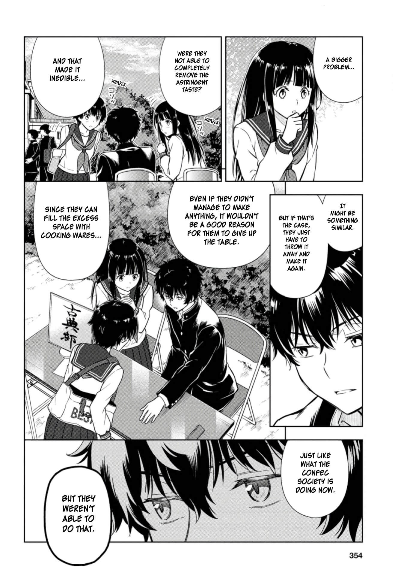 Hyouka Chapter 80 page 9 - Chapter 80: Club Applications Right Over Here! ➄