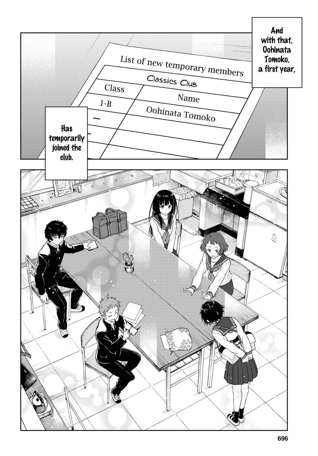 Hyouka Chapter 81 page 12 - Chapter 81: Club Applications Right Over Here! ⑥