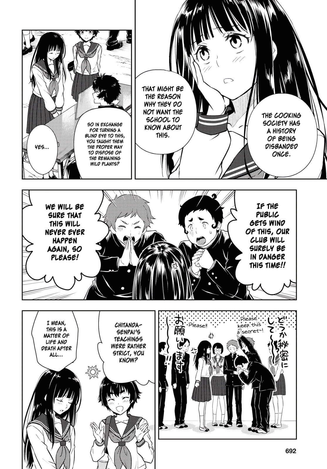 Hyouka Chapter 81 page 8 - Chapter 81: Club Applications Right Over Here! ⑥