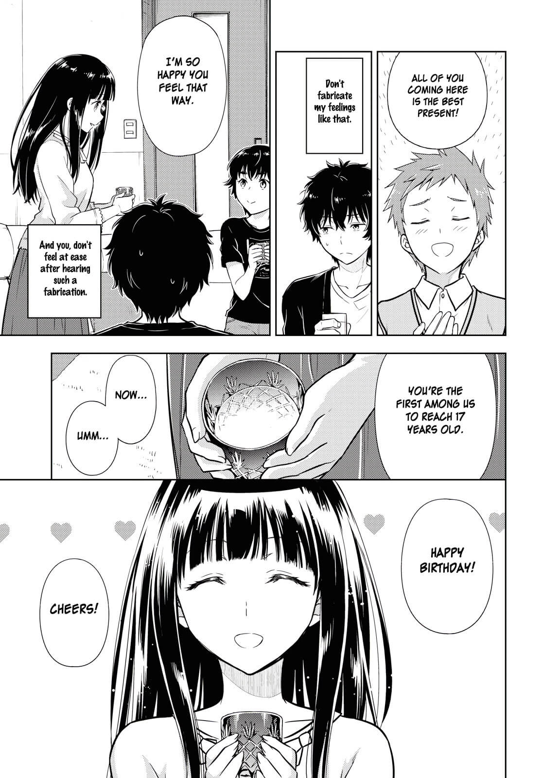 Hyouka Chapter 83 page 13 - Chapter 83: Friends Need to be Celebrated ➁