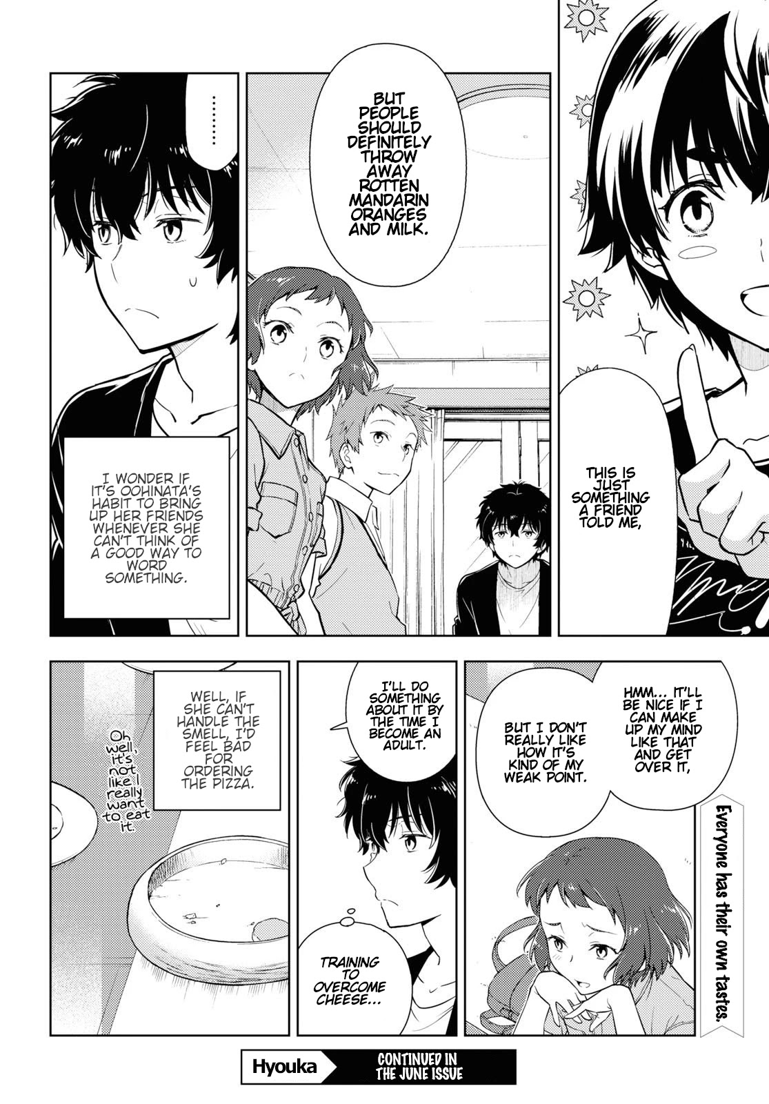 Hyouka Chapter 84 page 11 - Chapter 84: Friends Need to be Celebrated ③
