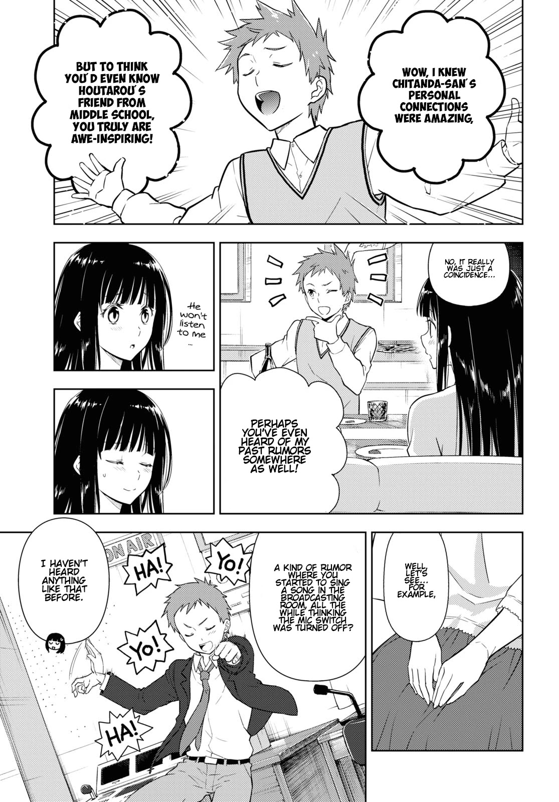 Hyouka Chapter 85 page 11 - Chapter 85: Friends Need to be Celebrated ④