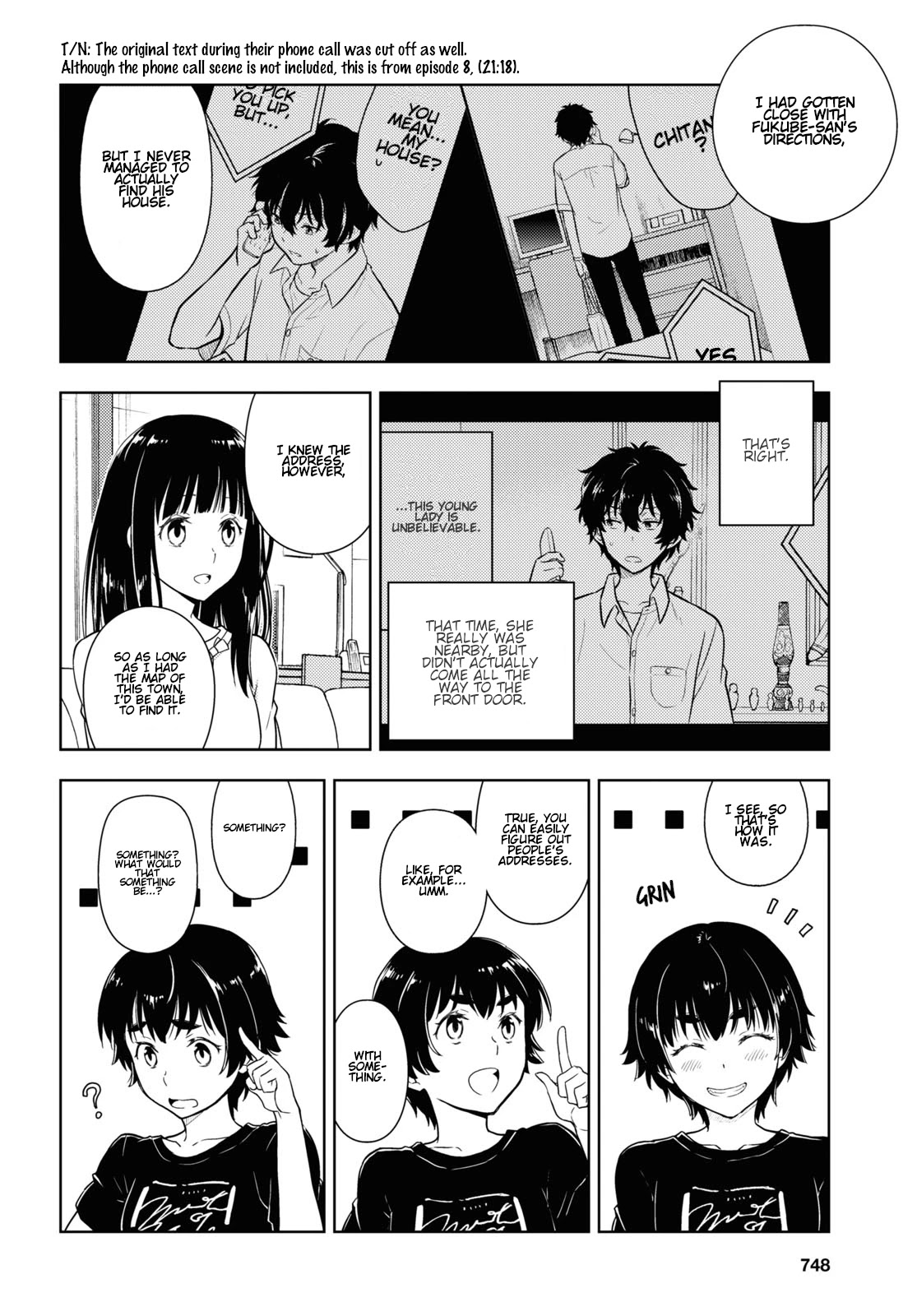 Hyouka Chapter 85 page 6 - Chapter 85: Friends Need to be Celebrated ④