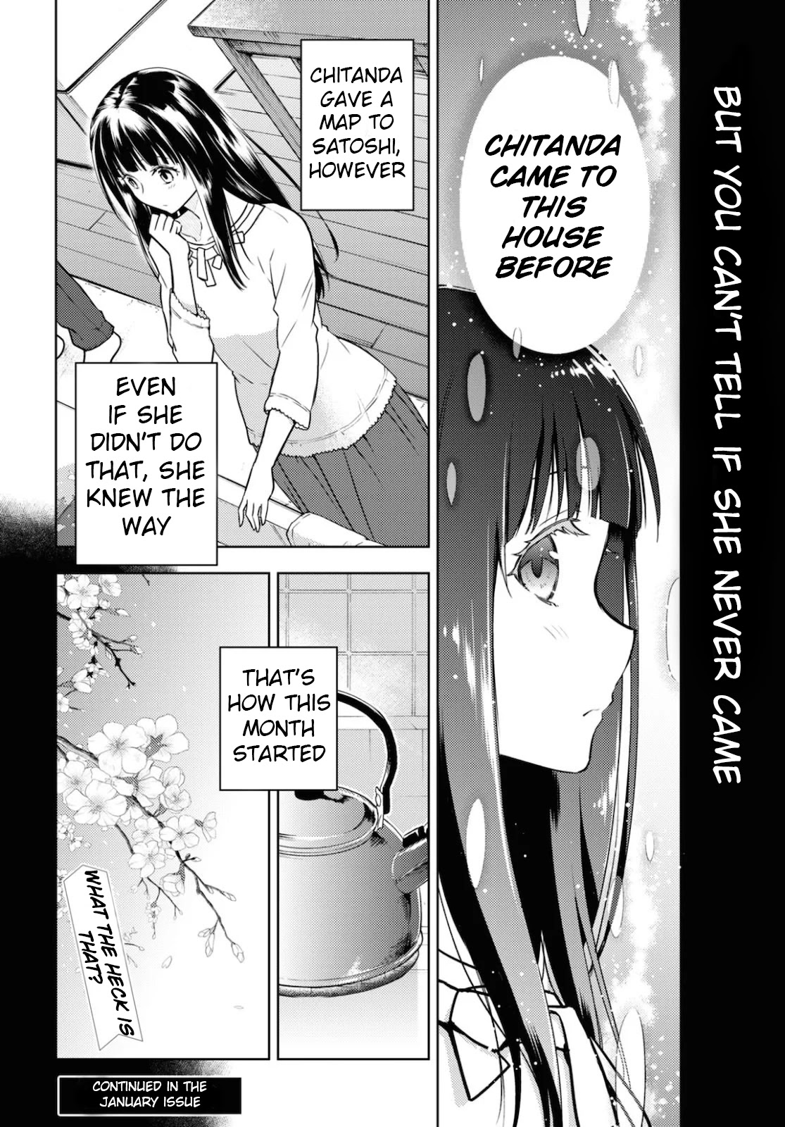 Hyouka Chapter 86 page 8 - Chapter 86: Friends Need to be Celebrated ⑤