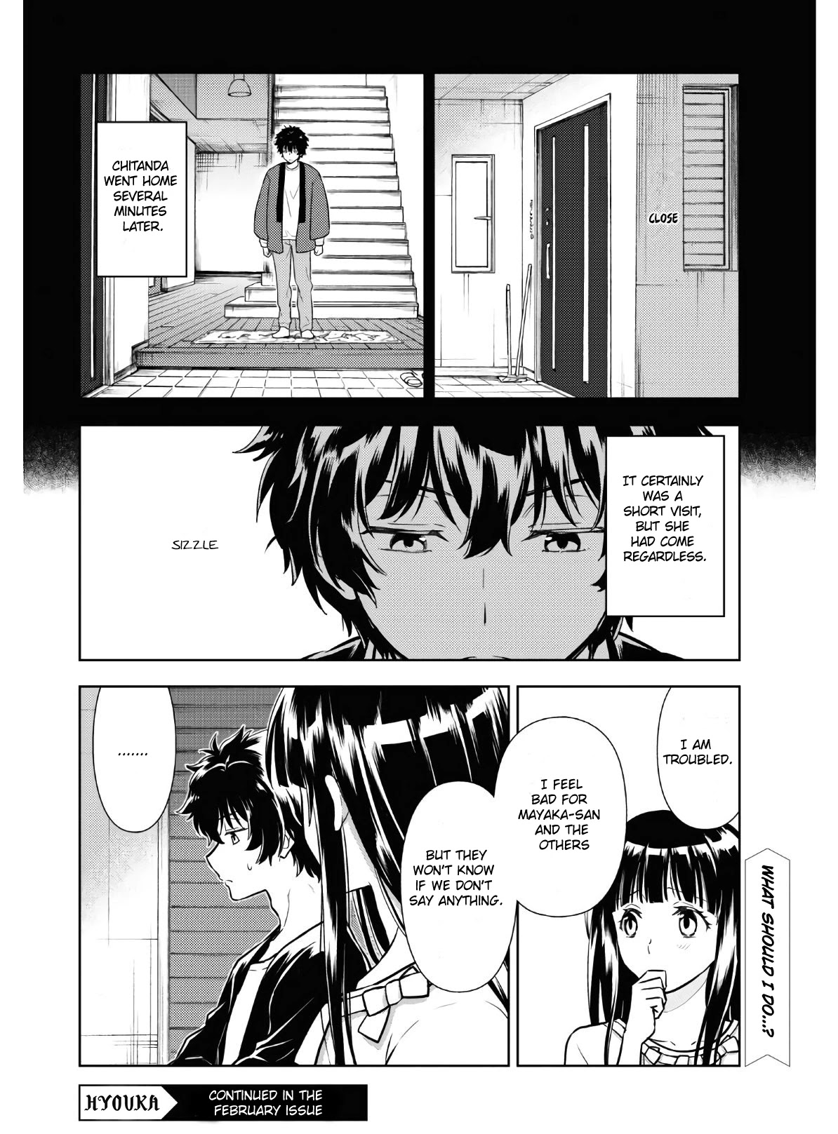 Hyouka Chapter 87 page 10 - Chapter 87: Friends Need to be Celebrated ⑥
