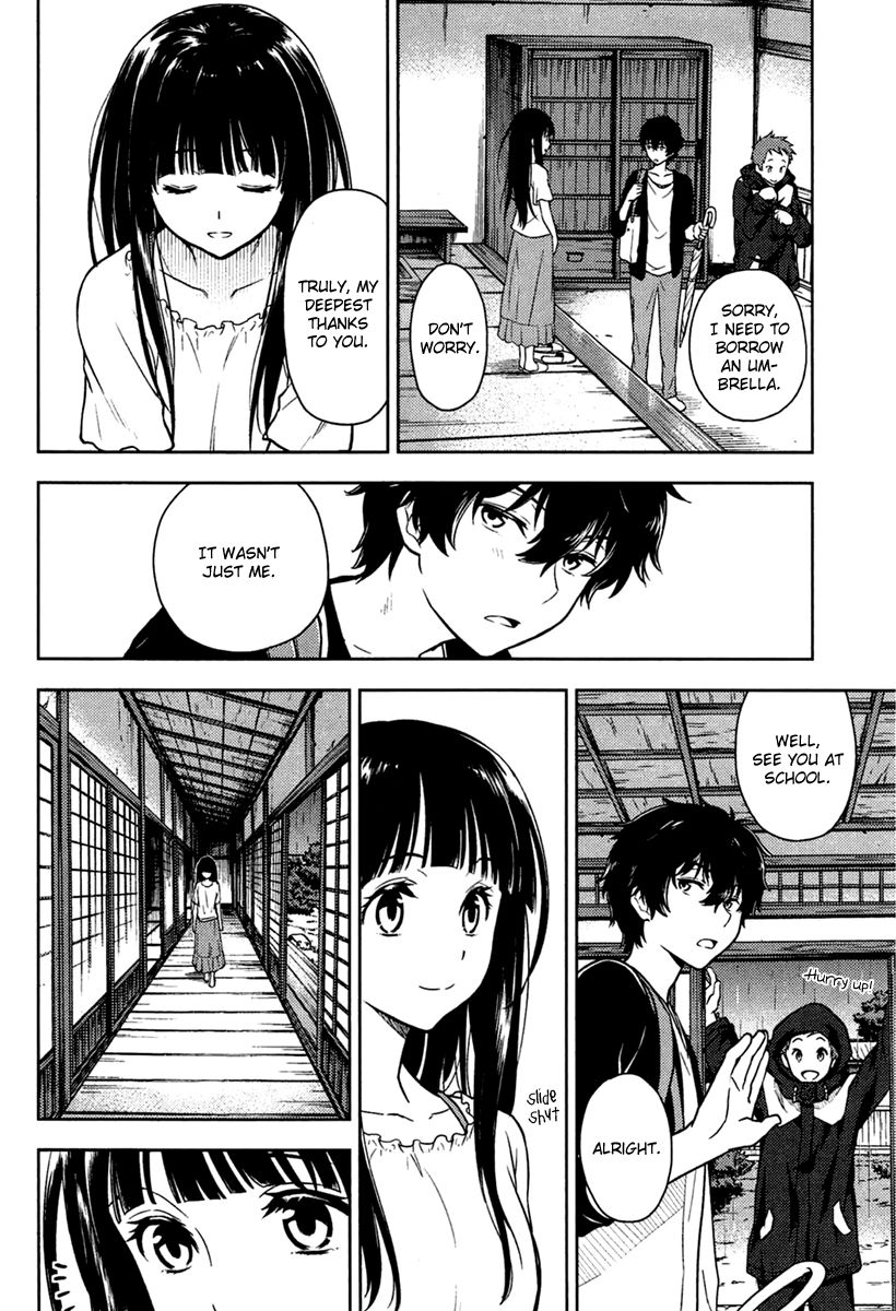 Hyouka Chapter 9 page 20 - Chapter 9 : The Truth of the Historic Classic Literature Club