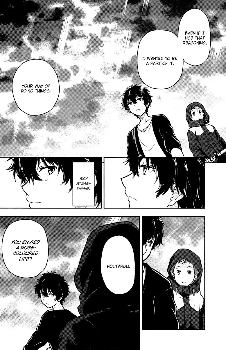 Hyouka Chapter 9 page 28 - Chapter 9 : The Truth of the Historic Classic Literature Club