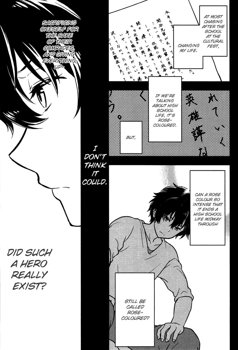 Hyouka Chapter 9 page 37 - Chapter 9 : The Truth of the Historic Classic Literature Club