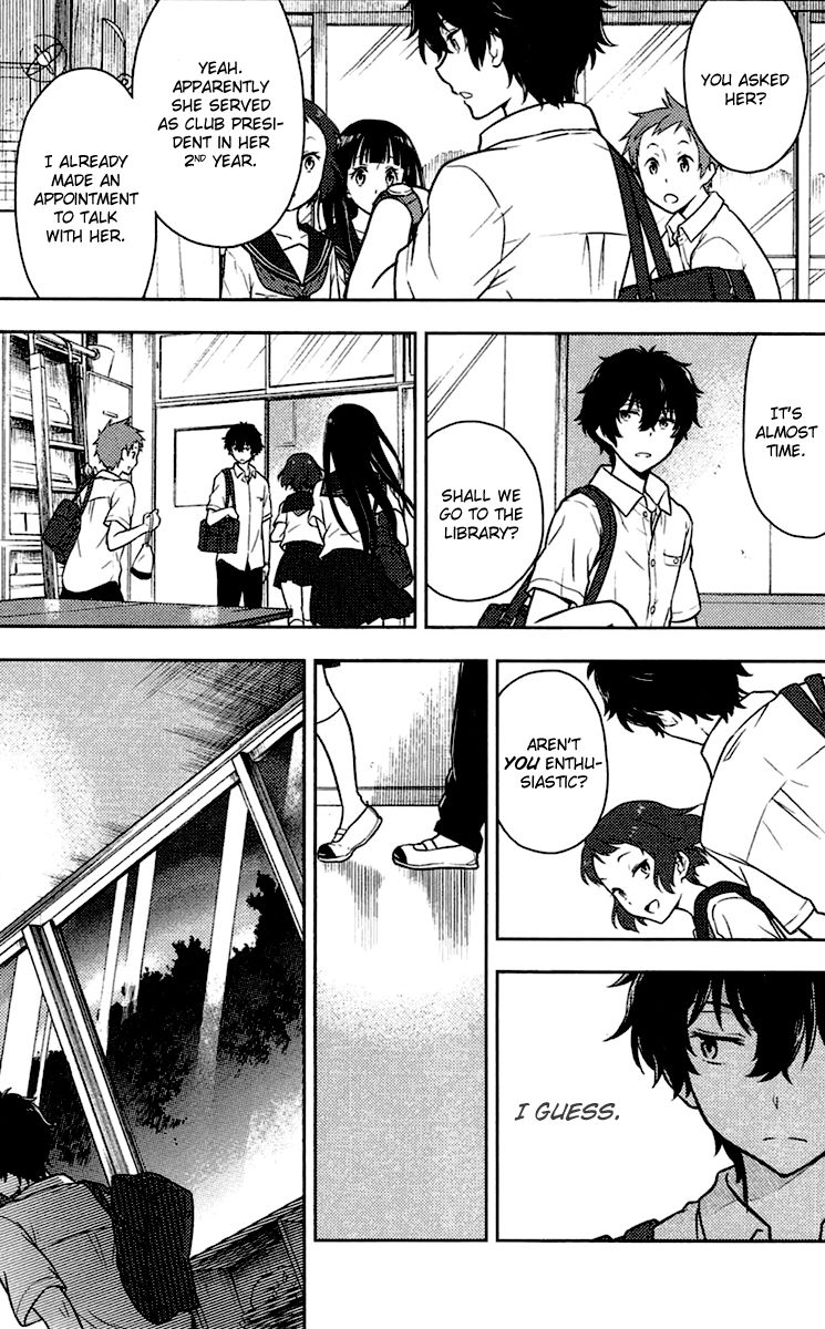 Hyouka Chapter 9 page 46 - Chapter 9 : The Truth of the Historic Classic Literature Club