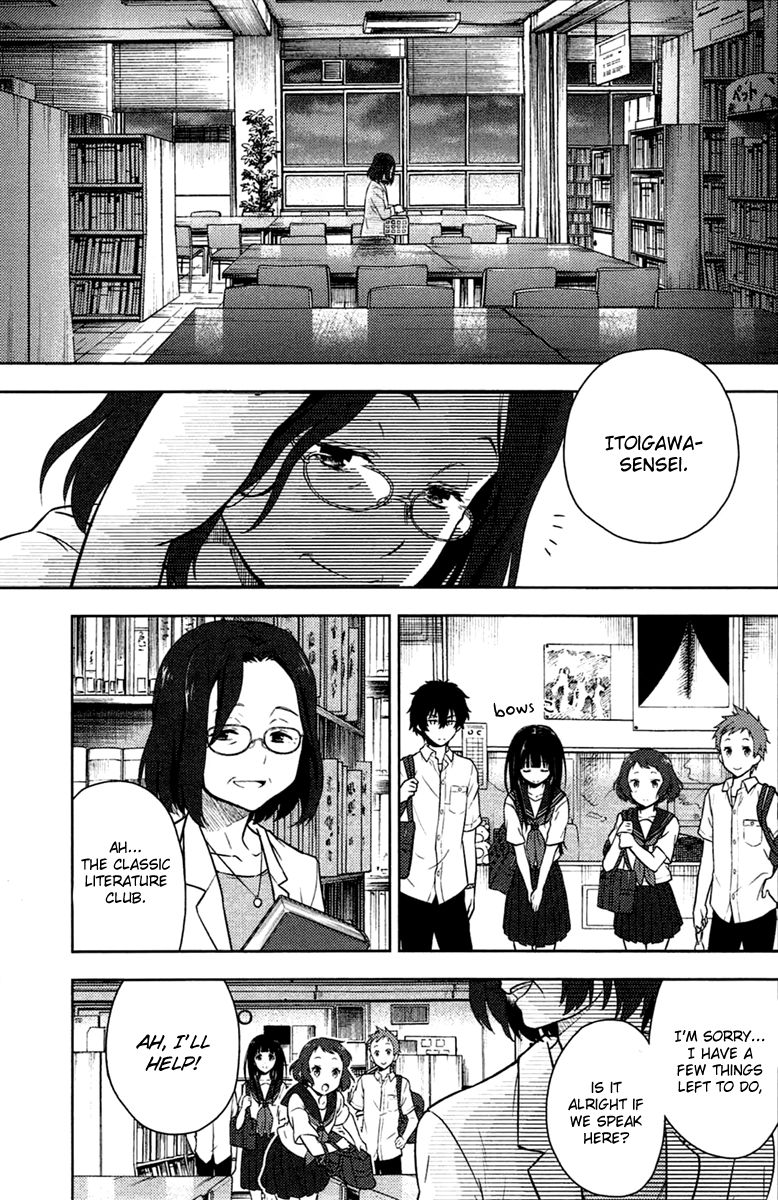 Hyouka Chapter 9 page 47 - Chapter 9 : The Truth of the Historic Classic Literature Club