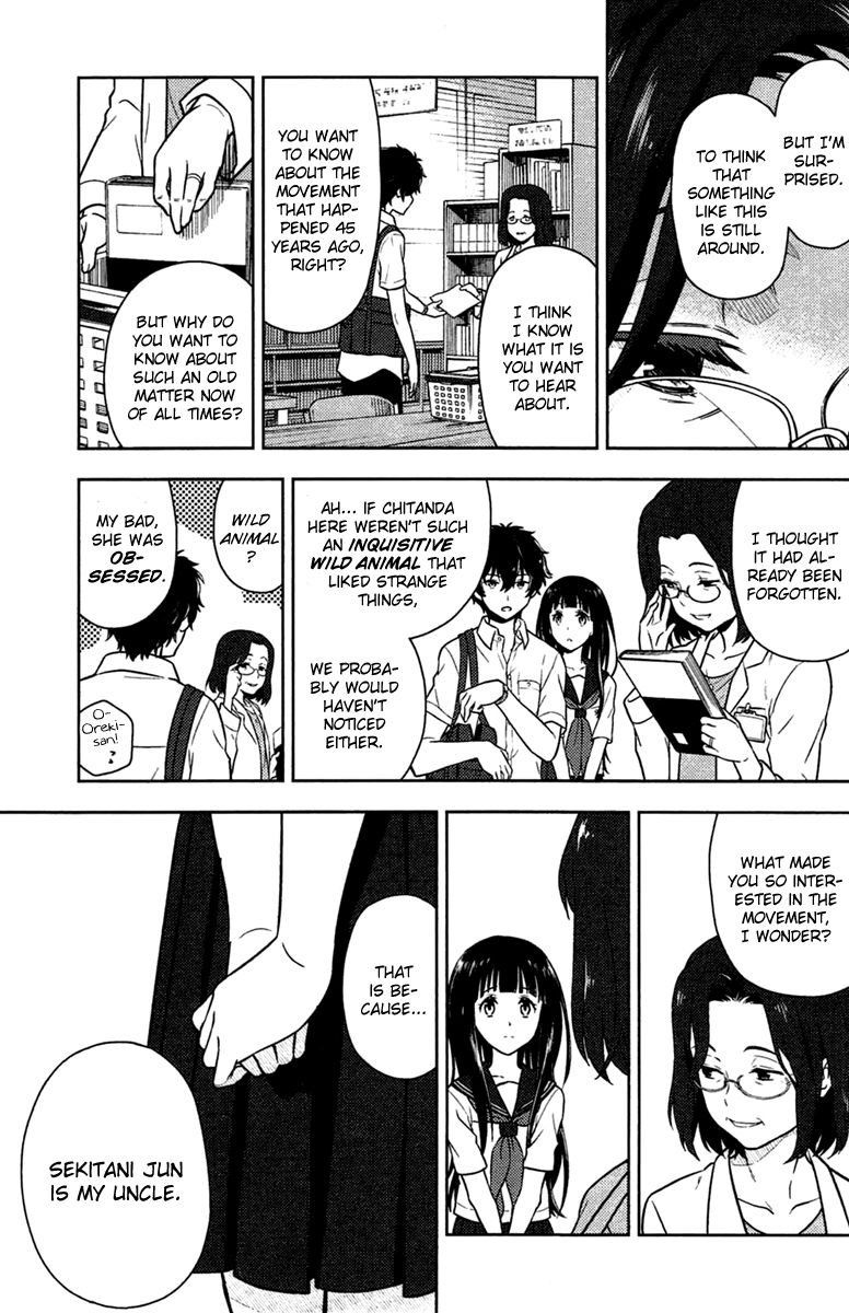 Hyouka Chapter 9 page 49 - Chapter 9 : The Truth of the Historic Classic Literature Club
