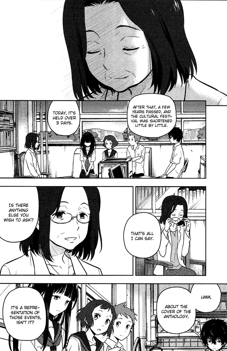 Hyouka Chapter 9 page 62 - Chapter 9 : The Truth of the Historic Classic Literature Club