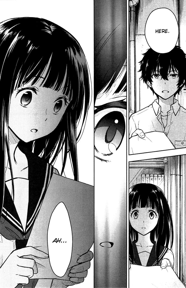 Hyouka Chapter 9 page 71 - Chapter 9 : The Truth of the Historic Classic Literature Club