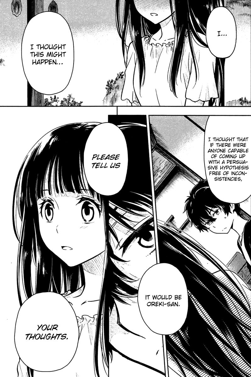 Hyouka Chapter 9 page 9 - Chapter 9 : The Truth of the Historic Classic Literature Club