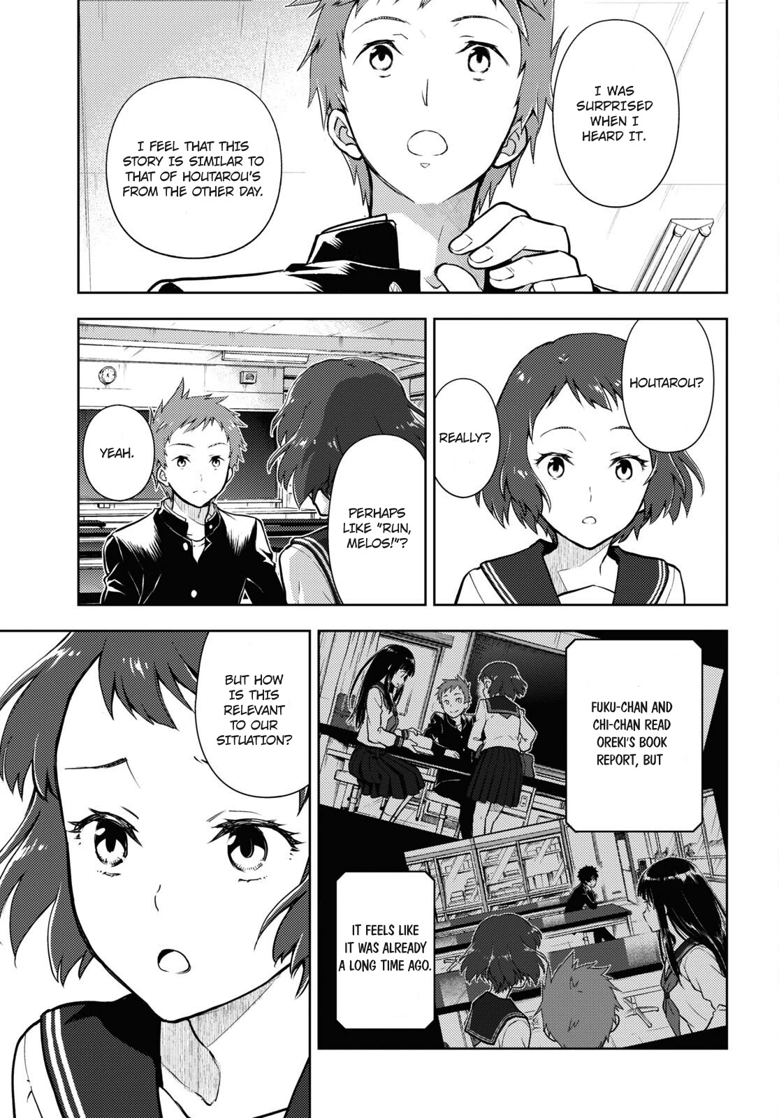 Hyouka Chapter 99 page 13 - Chapter 99: Our Legendary Volume ⑪