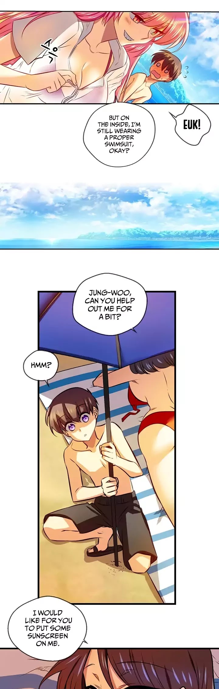 Hyulla's Race Chapter 47.2 page 4 - Chapter 47.2: Summer, Swimsuits, And The Beach! (2)
