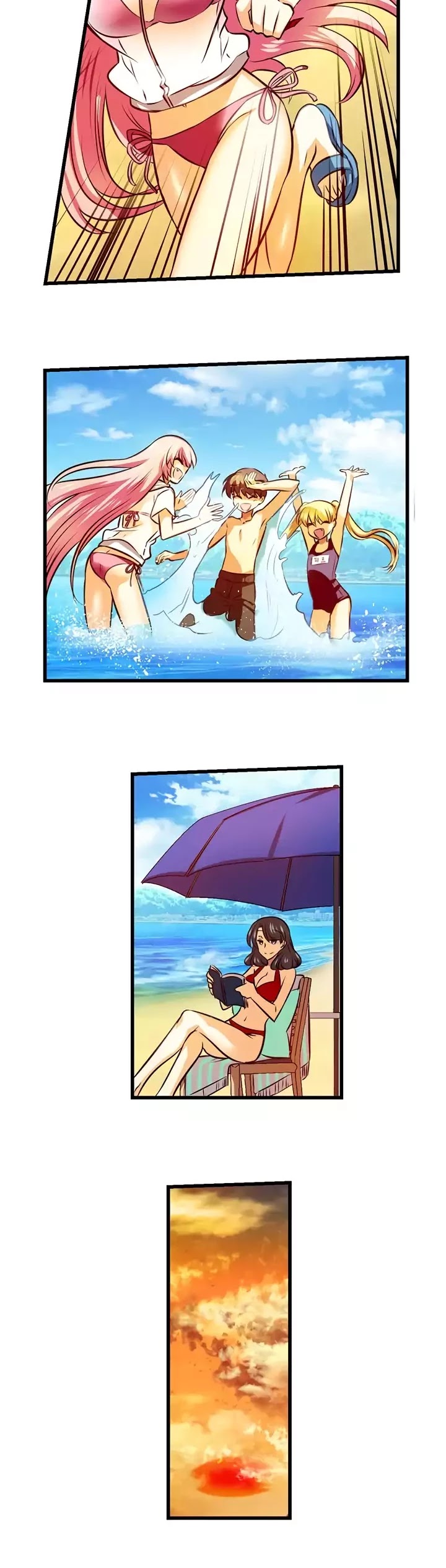 Hyulla's Race Chapter 47.2 page 9 - Chapter 47.2: Summer, Swimsuits, And The Beach! (2)