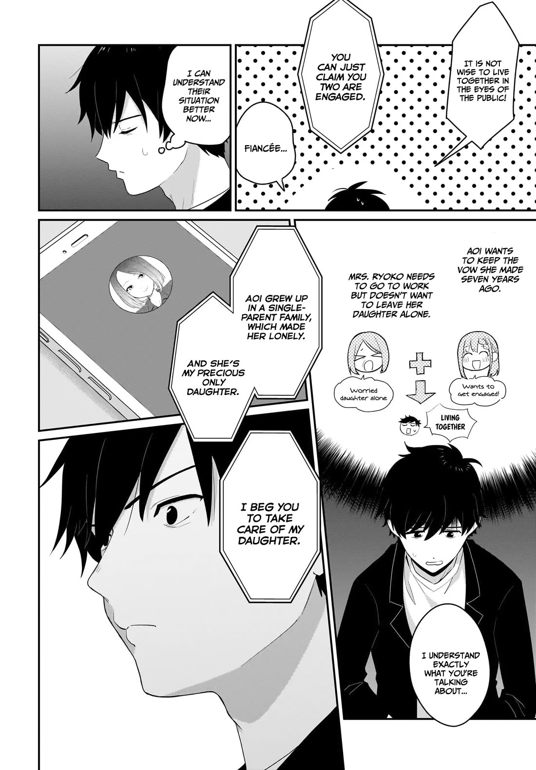 I, a Tired Office Worker, Start Living Together with a Beautiful Highschool Girl whom I Met Again After 7 Years Chapter 1 page 15 - Chapter 1