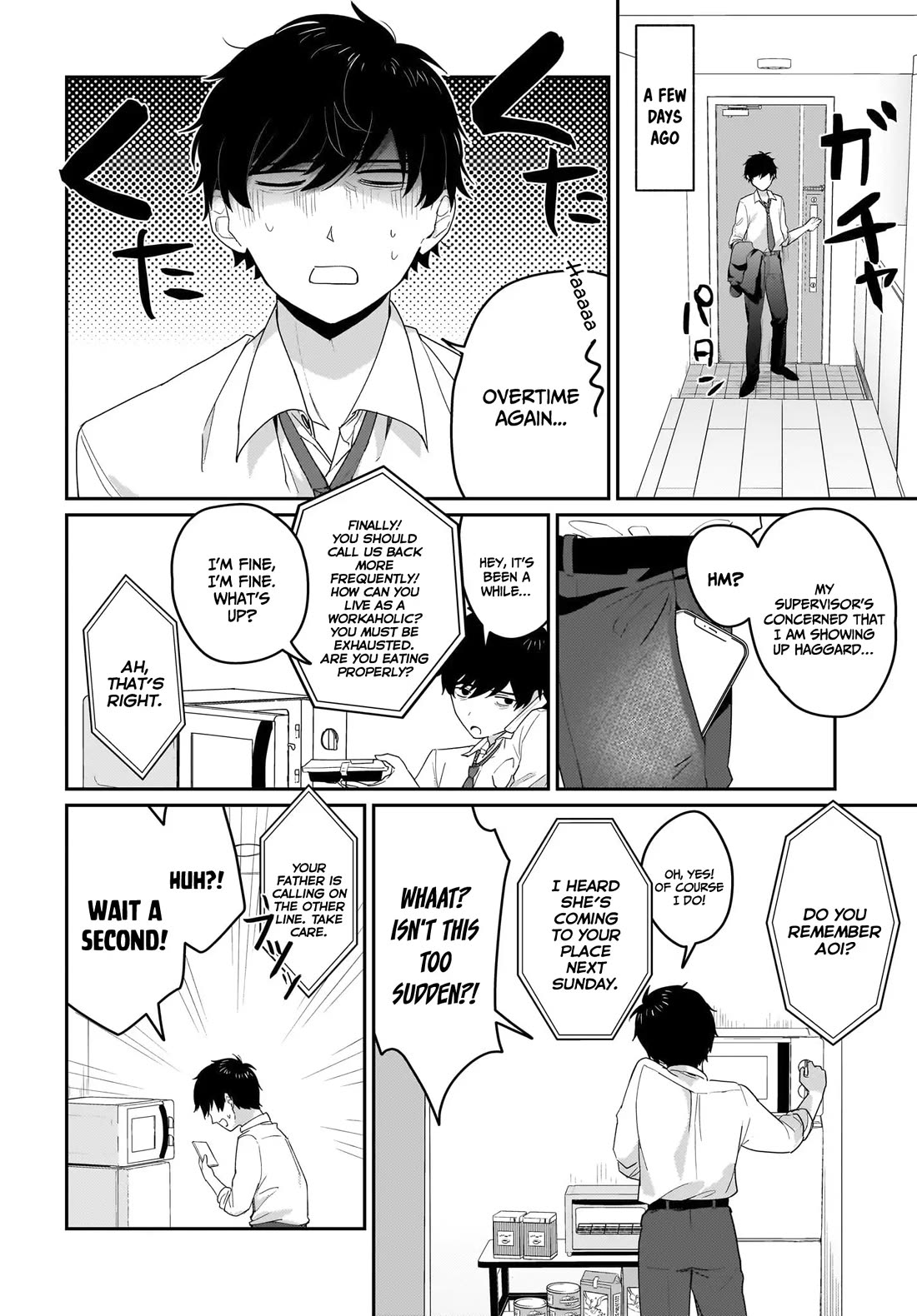 I, a Tired Office Worker, Start Living Together with a Beautiful Highschool Girl whom I Met Again After 7 Years Chapter 1 page 5 - Chapter 1