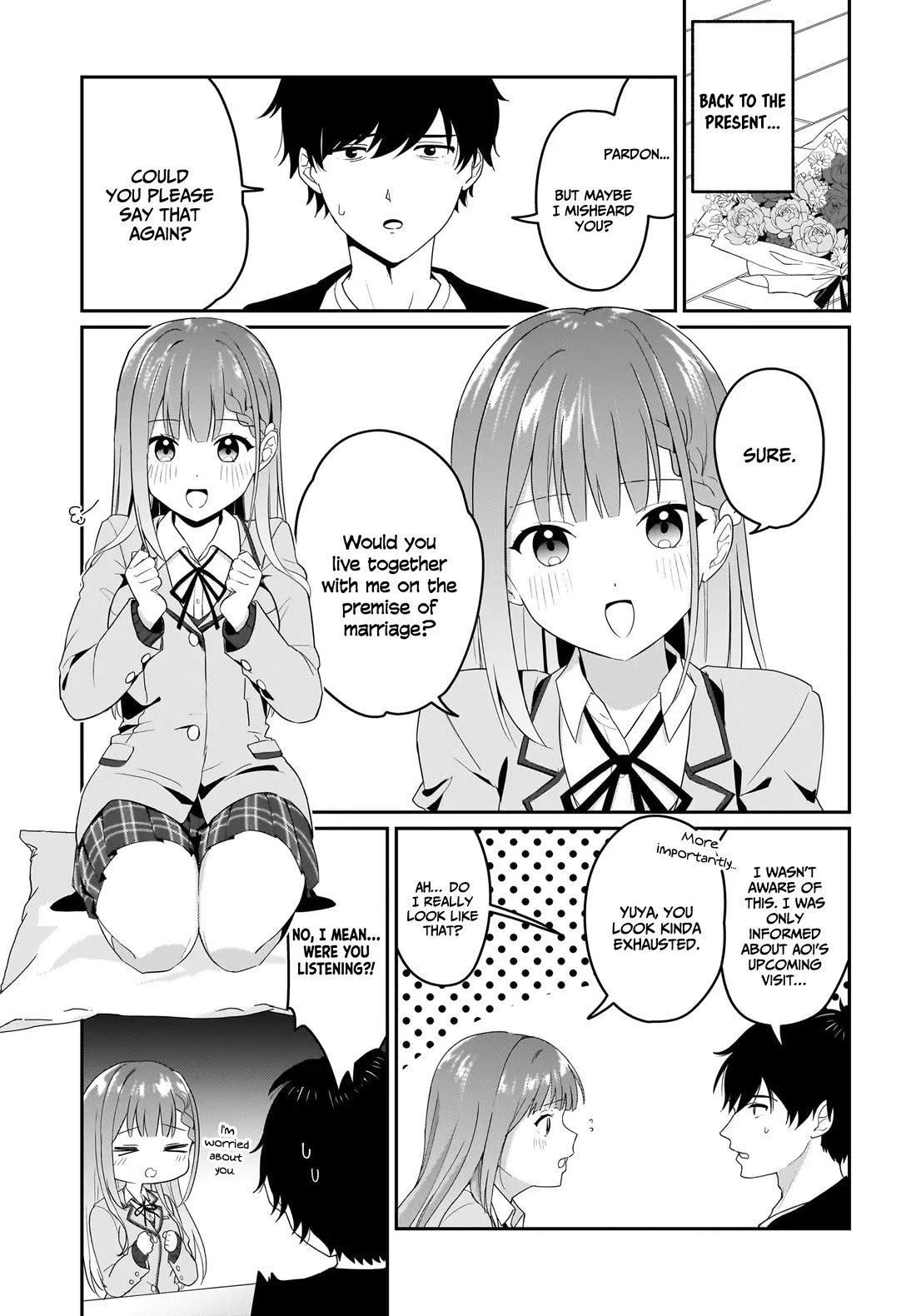 I, a Tired Office Worker, Start Living Together with a Beautiful Highschool Girl whom I Met Again After 7 Years Chapter 1 page 6 - Chapter 1