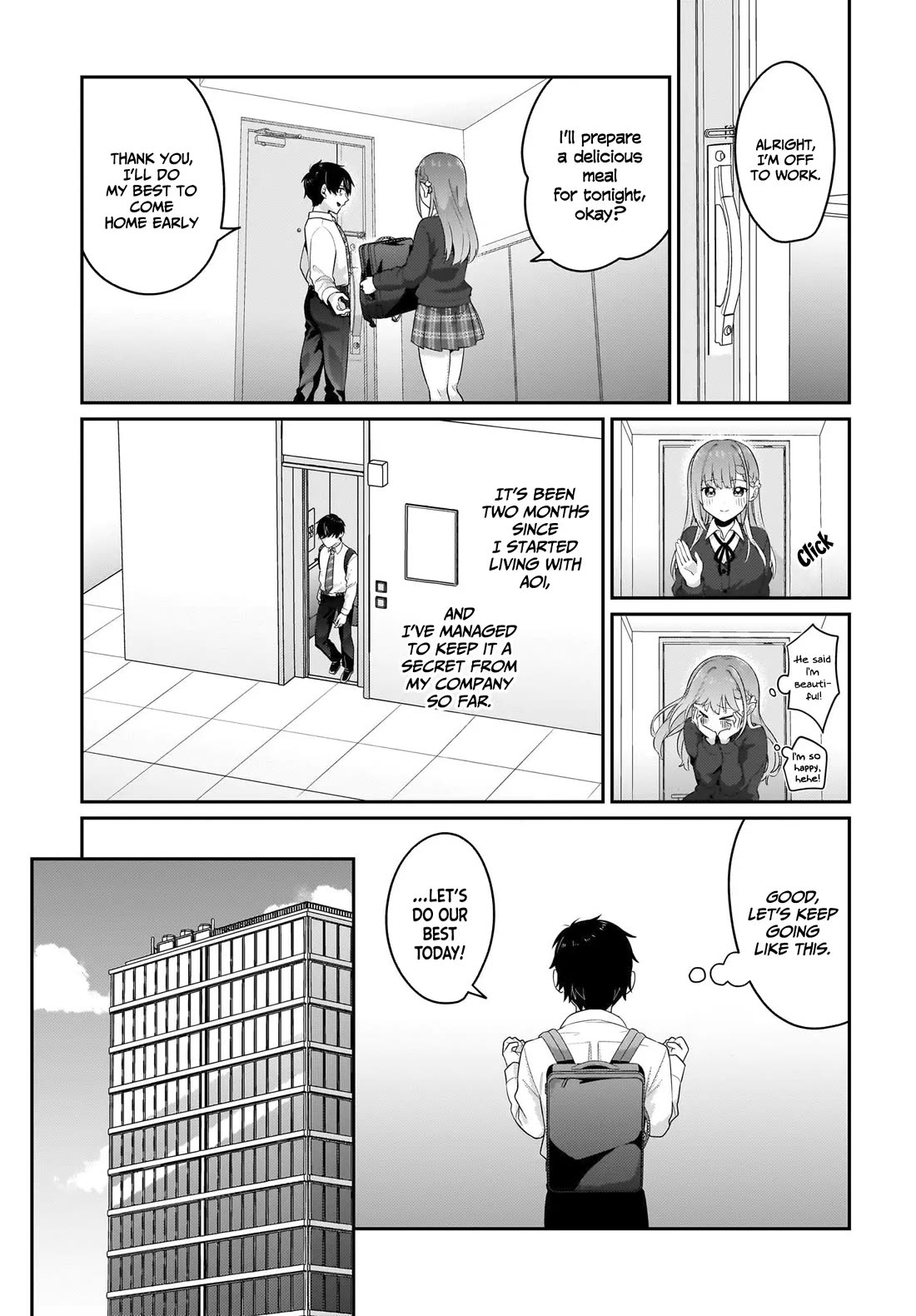 I, a Tired Office Worker, Start Living Together with a Beautiful Highschool Girl whom I Met Again After 7 Years Chapter 7 page 6 - Chapter 7