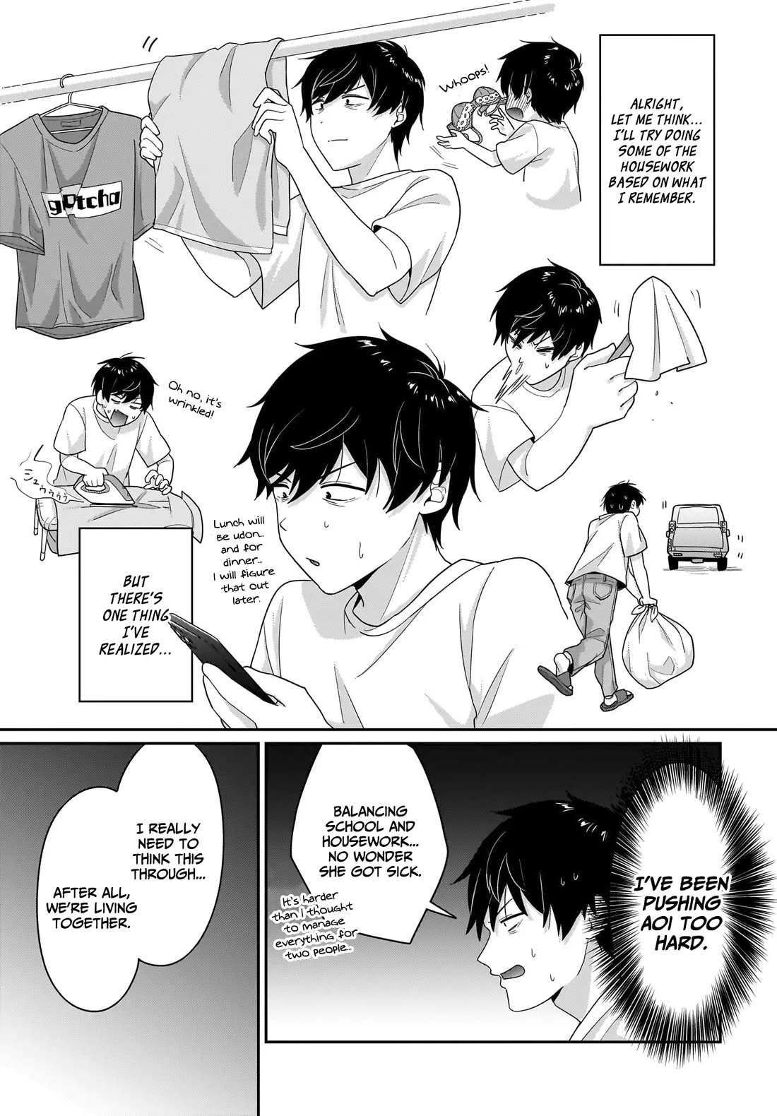 I, a Tired Office Worker, Start Living Together with a Beautiful Highschool Girl whom I Met Again After 7 Years Chapter 9 page 18 - Chapter 9