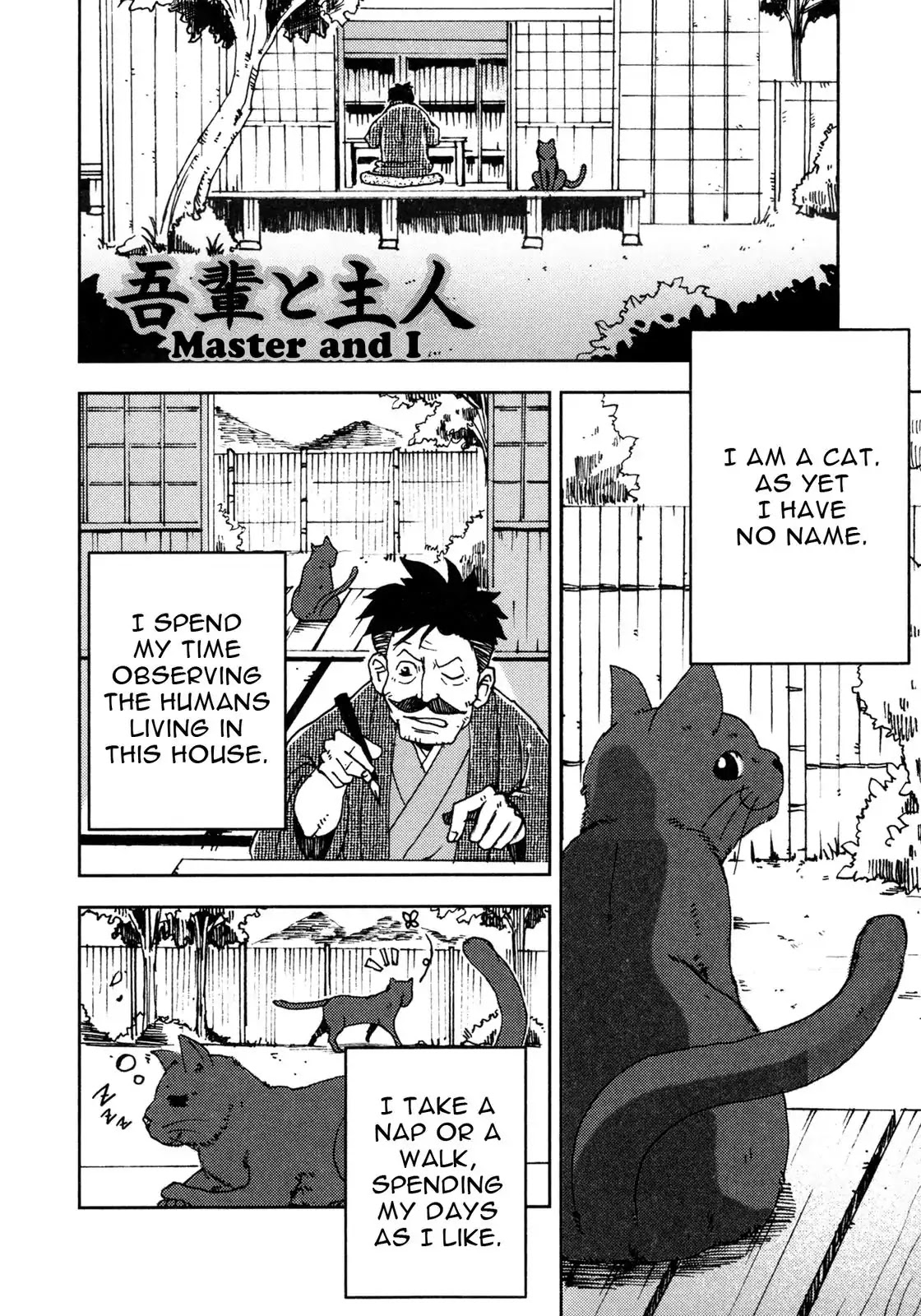 I Am a Cat Chapter 2 page 1 - Chapter 2: Master and I
