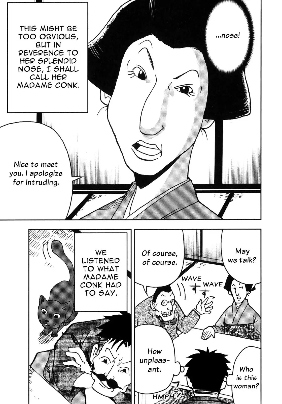I Am a Cat Chapter 4 page 12 - Chapter 4: The Goldfield Family