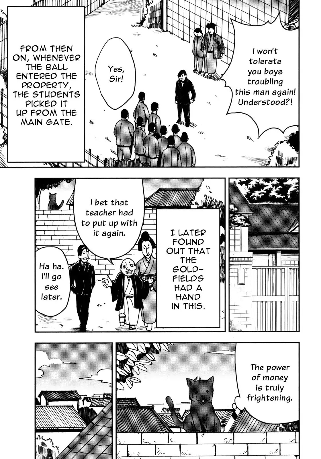 I Am a Cat Chapter 6 page 14 - Chapter 6: Raku-Unkan