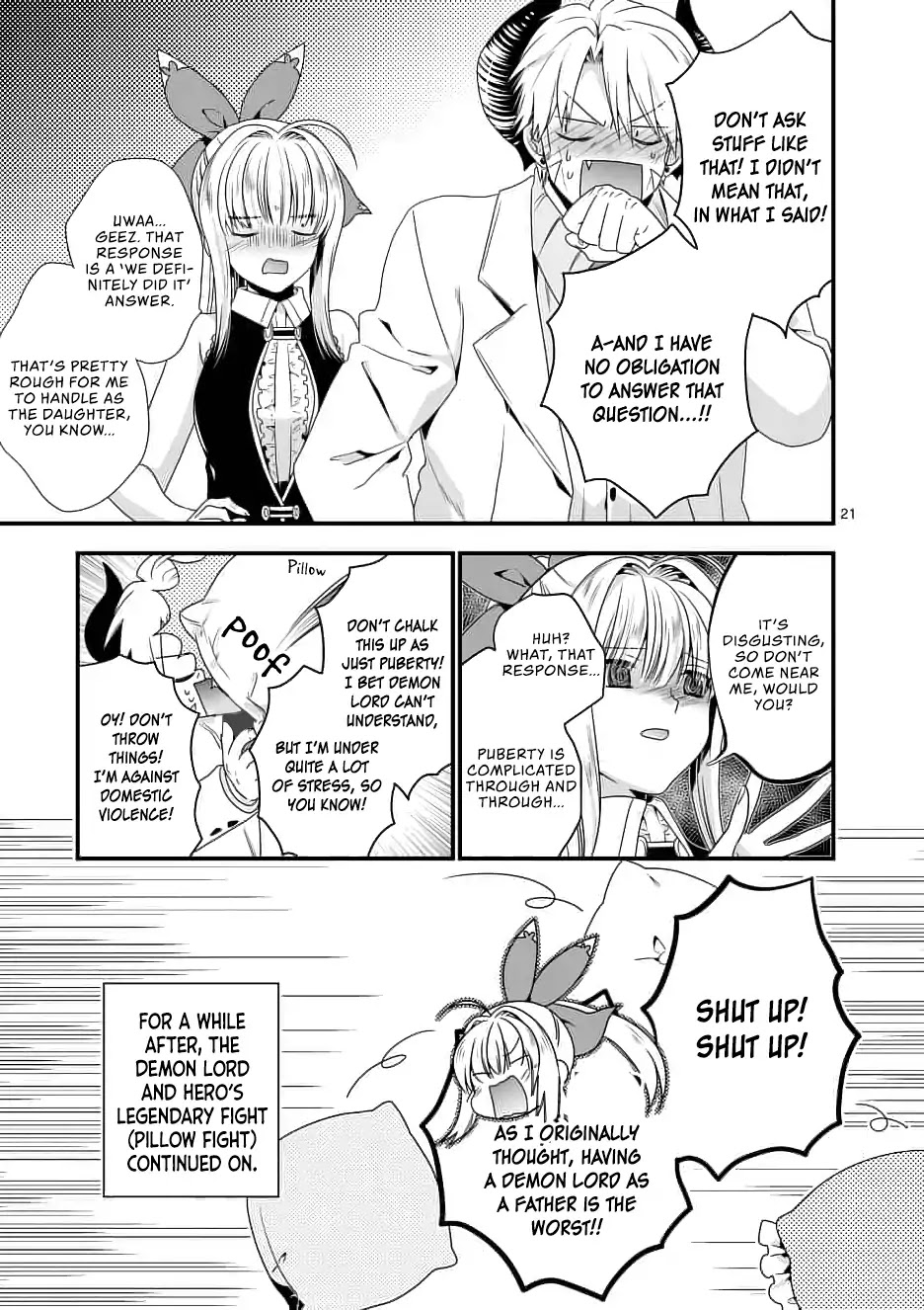 I Am A Demon King. I Got Remarried to A Mother of A Brave Woman, So She Became My Daughter-In-Law. Chapter 13 page 22 - Chapter 13