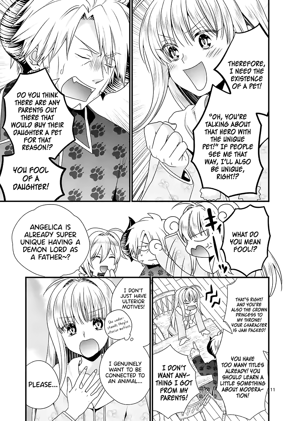 I Am A Demon King. I Got Remarried to A Mother of A Brave Woman, So She Became My Daughter-In-Law. Chapter 34 page 12 - Chapter 34