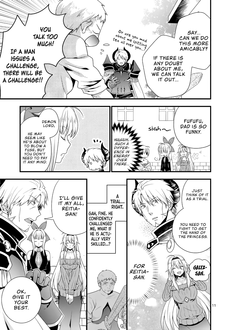 I Am A Demon King. I Got Remarried to A Mother of A Brave Woman, So She Became My Daughter-In-Law. Chapter 8 page 11 - Chapter 8