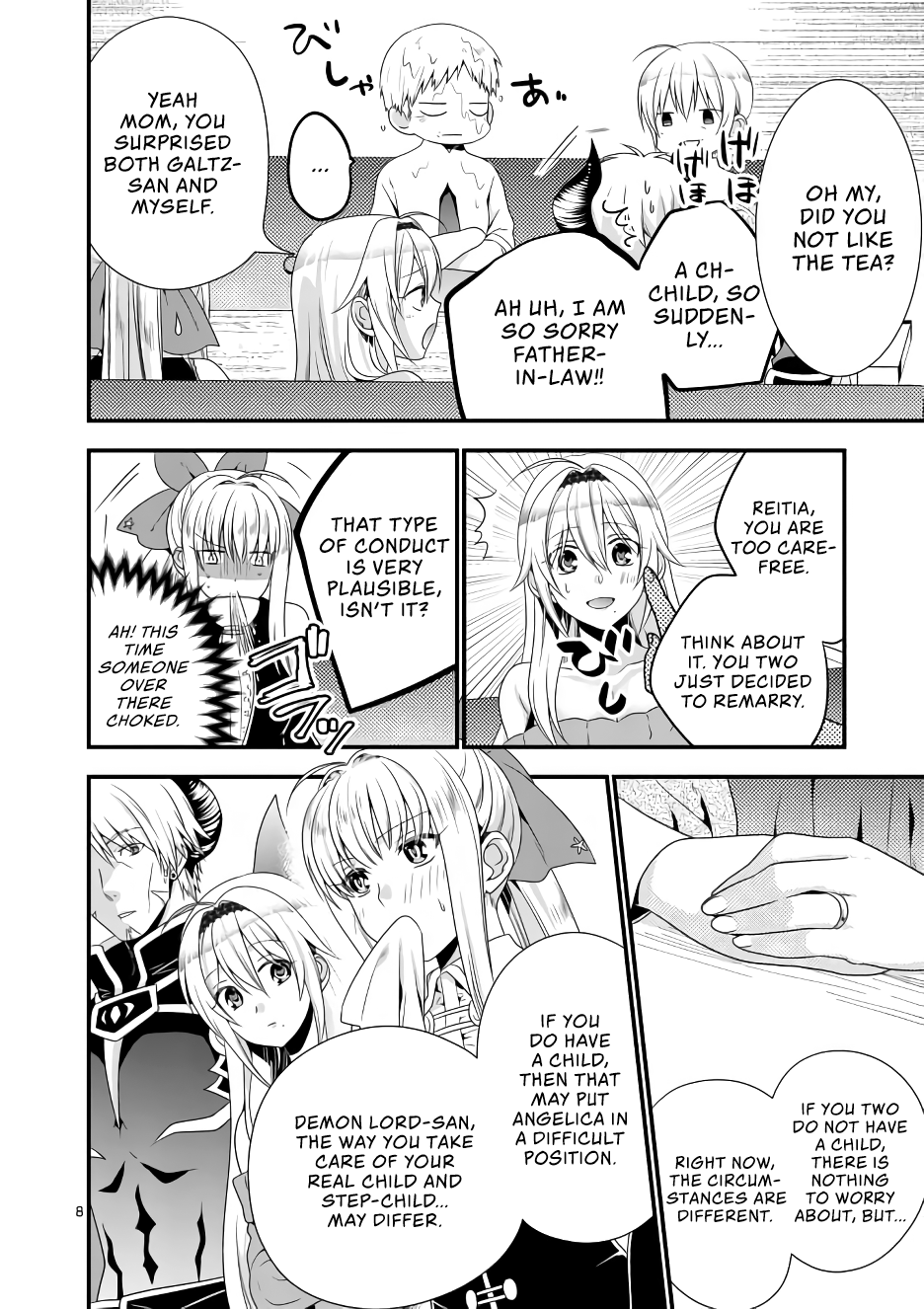 I Am A Demon King. I Got Remarried to A Mother of A Brave Woman, So She Became My Daughter-In-Law. Chapter 8 page 8 - Chapter 8