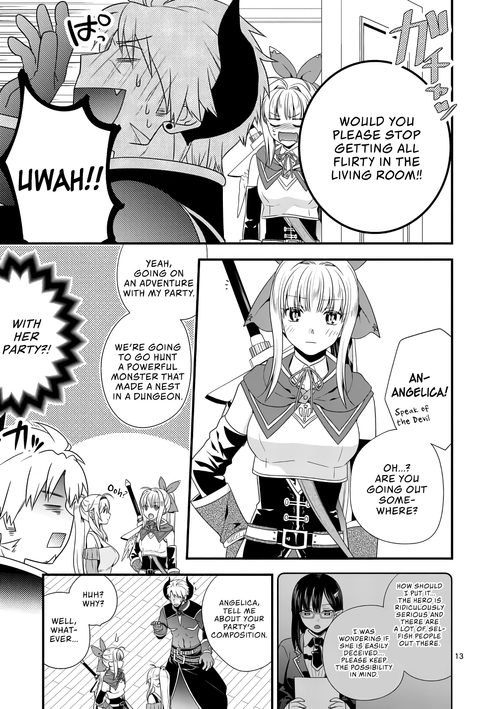 I Am A Demon King. I Got Remarried to A Mother of A Brave Woman, So She Became My Daughter-In-Law. Chapter 9 page 13 - Chapter 9
