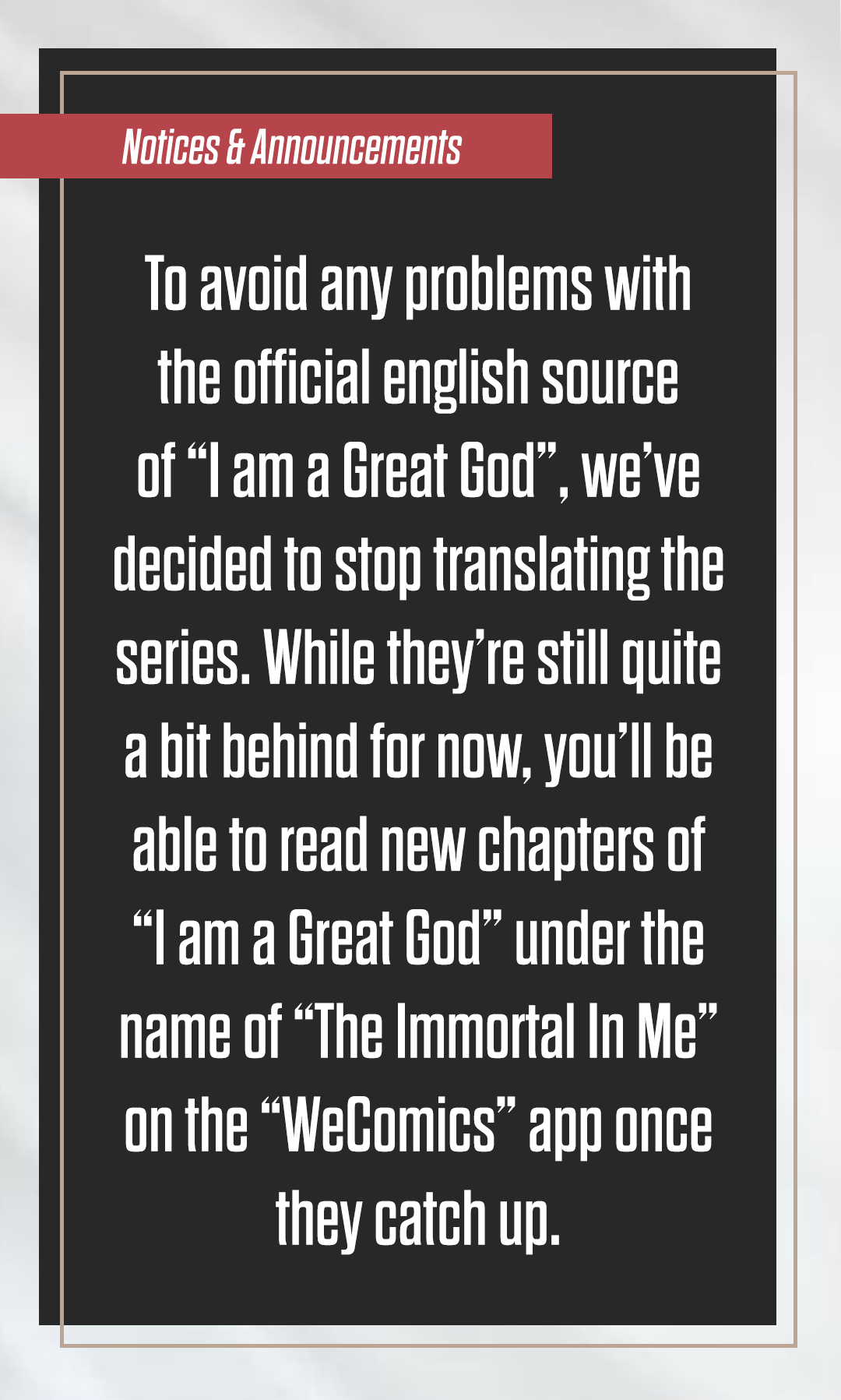 I Am a Great God Chapter 47 page 17 - Chapter 47: All good things must come to an end!