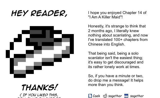 I Am A Killer Maid Chapter 15 page 12 - Chapter 15 : I Went To Meet Readers (5)