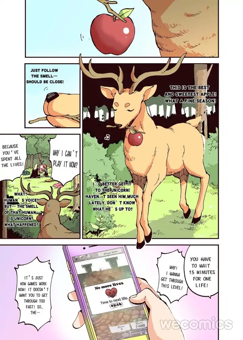 I Am A Unicorn Chapter 3 page 1 - Chapter 3: Deer