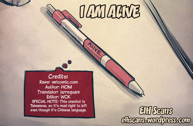I Am Alive Chapter 0.2 page 1 - Chapter 0 v2 : [Oneshot]